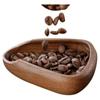 Coffee Beans Dose Trays Tea Separator Vessel Coffee Bean Metering Weigh Container Pure Wood Smooth Teaspoon Dosing Cup Tools