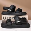 Летние Новые Дизайнерские Пляжные Туфли на Платформе для Мужчин Высокое Качество Римская Мода Повседневные Спортивные Сандалии Мужские