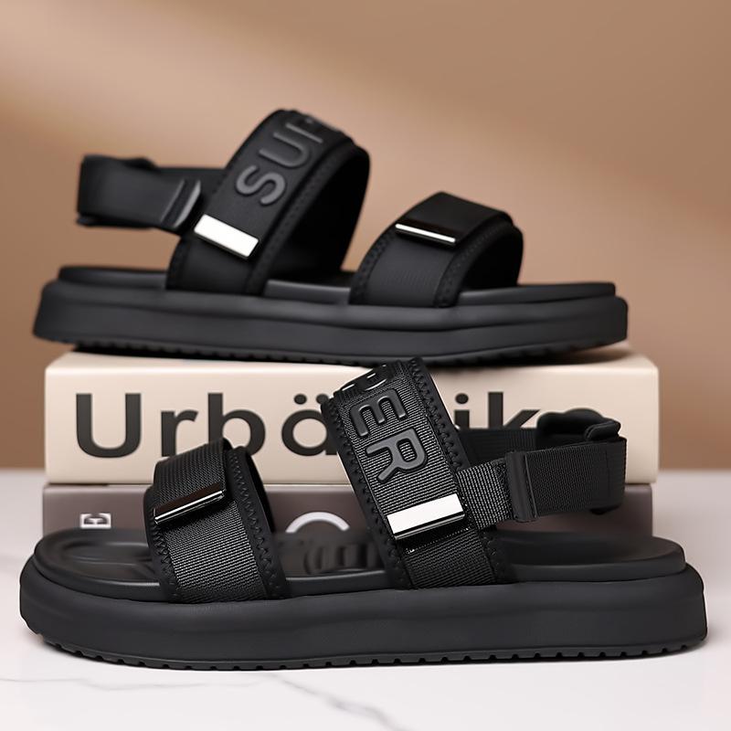 Летние Новые Дизайнерские Пляжные Туфли на Платформе для Мужчин Высокое Качество Римская Мода Повседневные Спортивные Сандалии Мужские