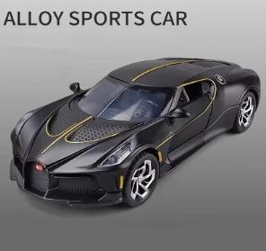 1:24 Lavoiturenoire Alloy Sports Car Model Diecast Metal Toy Vehicles Car Model Simulation Sound and Light Kids Toy Gift