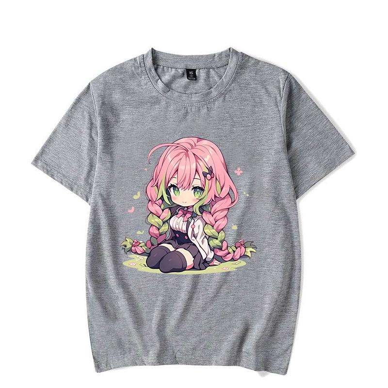Горячая футболка с аниме-графикой, женская модная футболка Y2k, футболки с коротким рукавом, милые футболки с Канроджи Мицури для лета, топы больших размеров