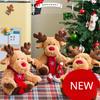 Elk Doll Christmas Cute Plush Doll Mascot Creative Reindeer Doll Holiday Gift for Female Students.Christmas Ornaments Home Decor