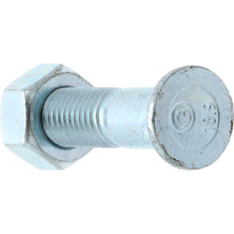 Plow bolt with nut M12x1.75 length 50mm 10.9 2 noses for plow 1250HU10