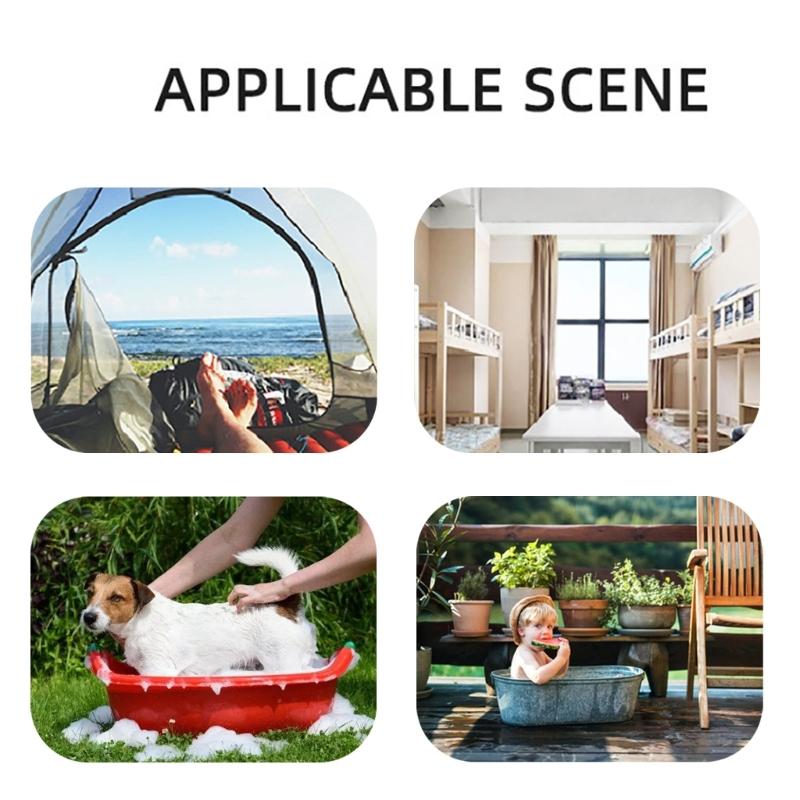 Душ для кемпинга Портативный кемпинговый душ с электрической перезаряжаемой батареей