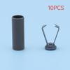 10Pcs DIY Bag Shoes Garment Lanyard Accessories Metal Rope Ends Stopper Button Cord End Lock Cap Hanging Bell Buckle