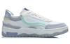 Li Ning CF Tracing Textile, Synthetic Leather Non slip Lightweight Low top Skateboard Shoes Women's Blue White AGCR300-1