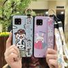 Wristband Soft Case Phone Case For Sharp Aquos Sense4 4G/Sense 5G Wrist Strap Fashion Design Back Cover Cute Durable