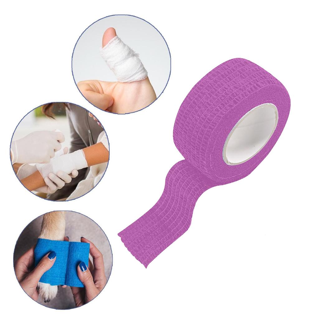 Elastic Bandages Self Adhesive Bandage Non Woven Sports Bandage Tape2.5cm X 4.5m