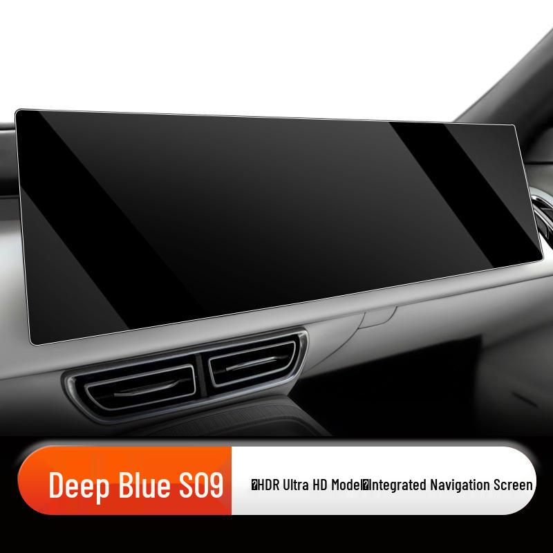 Защитная закаленная пленка Deep Blue S09 для экрана навигации в салоне автомобиля