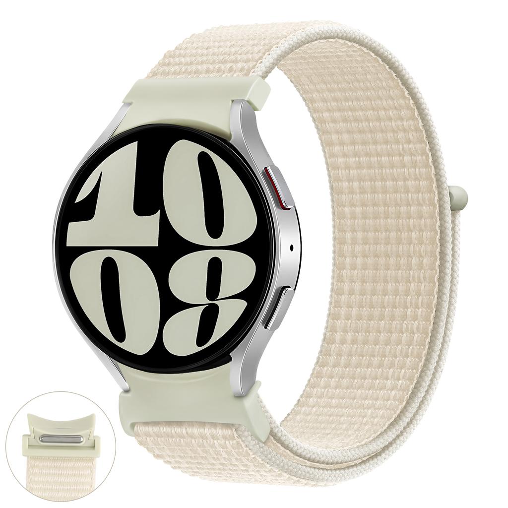 Без зазоров Ремешок Для Samsung Galaxy Watch 6 4 Classic 5 pro 44мм 40мм 47мм 43мм нейлоновый петлевой браслет correa Galaxy Watch 4 20мм Ремешок