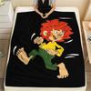 1PC Meister Eder und sein Pumuckl Patterned Flannel Blanket Suitable For All Seasons for Home Decor Warmth and Comfort Gifts Holiday Present