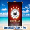 Beach Towel Custom Name Text, Quick Dry Large Towel For Beach HomeGermany national football team