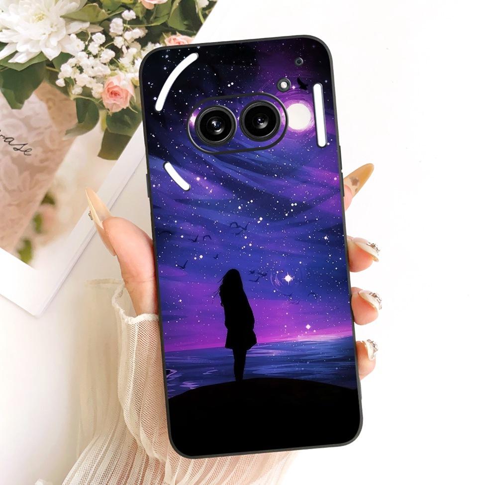 Cover For Nothing Phone 2a Case A142 Silicone Cute Cat Fashion Butterfly Funny Painted Casing For Nothing Phone (2a)