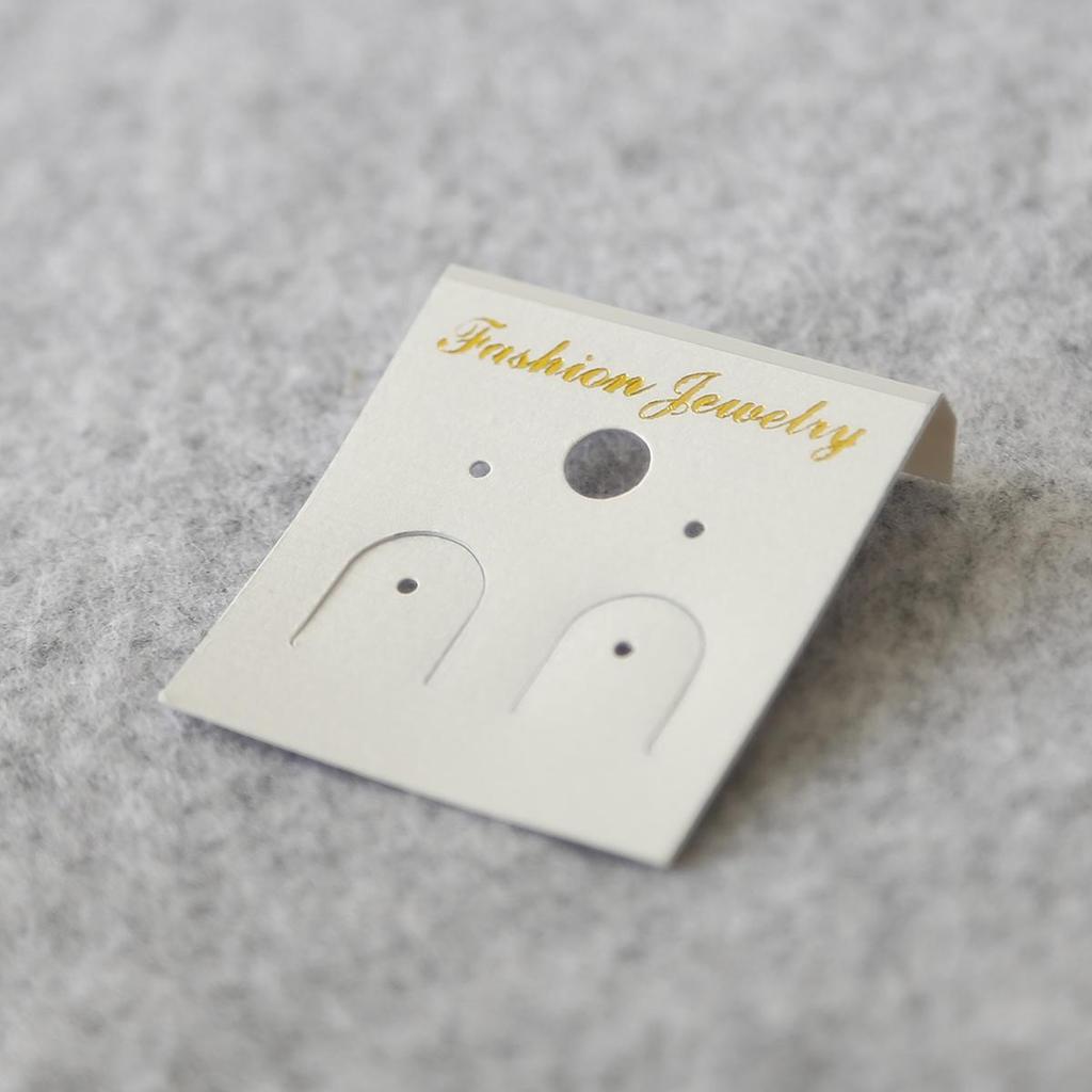 100 шт./пакет, крафт-бумага, лента для волос, упаковка для карточек, ПВХ-бирки, демонстрационные карты для ювелирных изделий, серьги, браслет, ожерелье, подвесные открытки