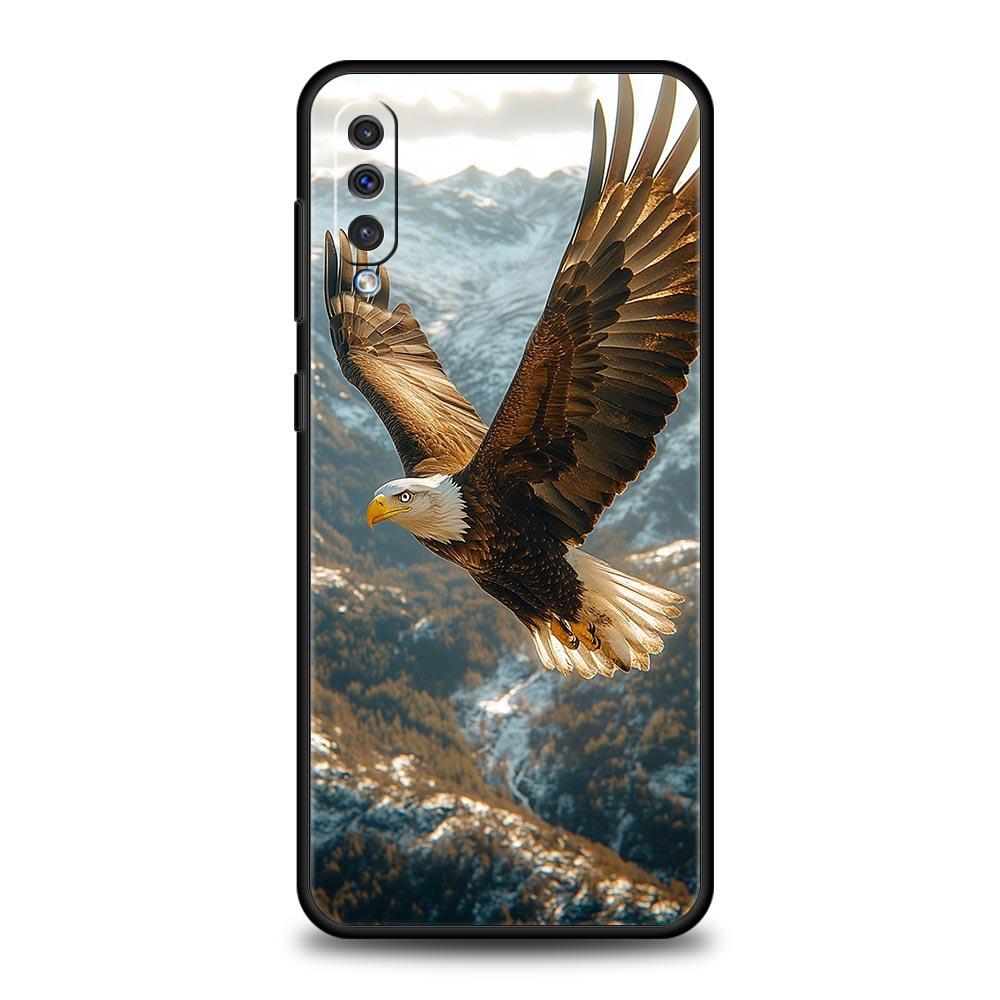 Чехол для телефона с орлом для Samsung Galaxy A56 A36 A26 A34 A17 A16 A06 A14 A12 A54 A72 A70 A30 A24 A22 5G A20e A52 A50 A40 A32 4G