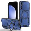 For Samsung Galaxy A15 5G Magnetic Case Shockproof TPU + PC Phone Back Cover with Kickstand
