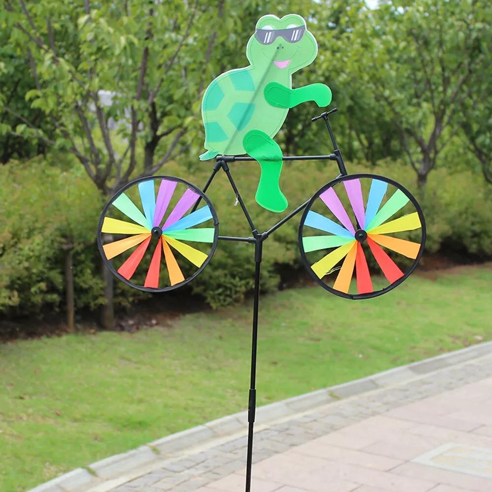 Ветряная мельница для пчелиного сада, газон, декор для двора, ветряная мельница, новый велосипед для животных, ветряная вертушка