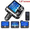 1.8 Inch Screen Bluetooth FM Transmitter for Car, Wireless Bluetooth Radio Adapter Music Player Car Kits
