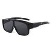 Large frame mountaineering goggles, mountaineering cycling goggles, sunglasses cover, windproof hiking UV-proof sunglasses