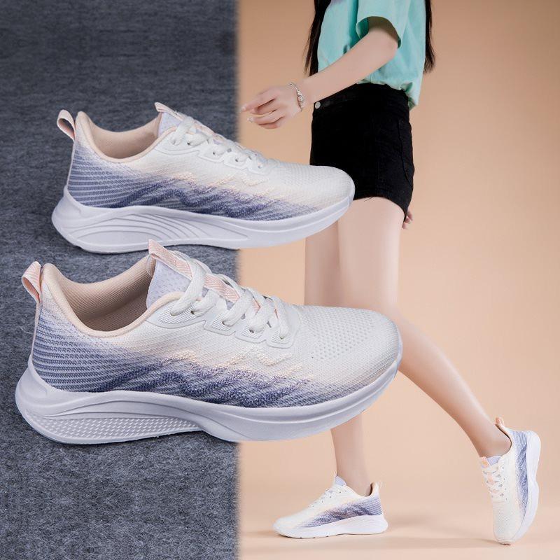 New Women's Shoes Trendy Fashionable, Sporty Casual Running Fitness Lightweight Soft Non Slip Flat Comfortable Sports Shoes