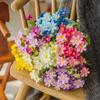Artificial Daisies Flowers Outdoor Fake Plants for Wedding Party Home Decoration (1 Bouquet, 28 Heads)
