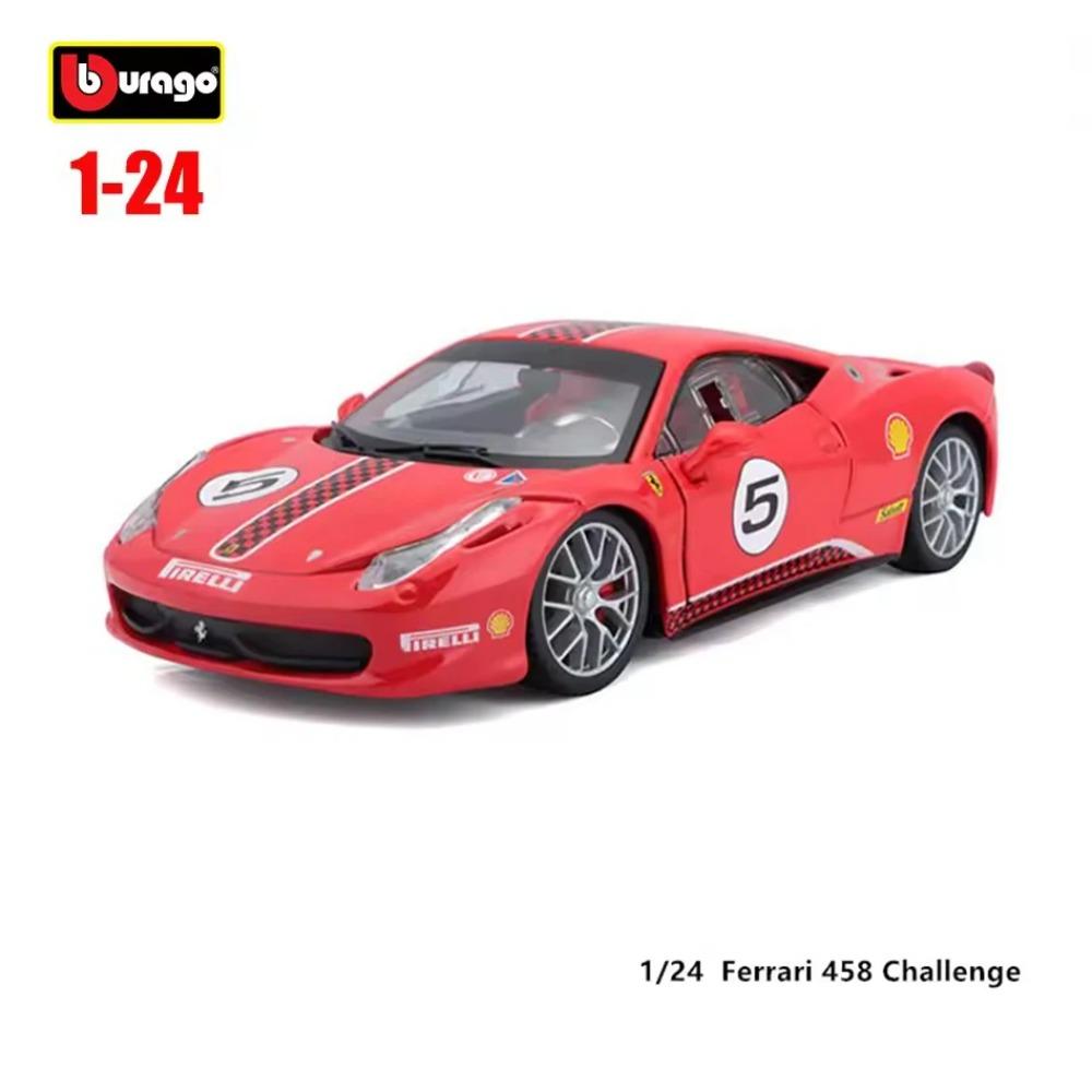 Ббураго 1:24 Ferrari 499P #83#51 330 488 250 FXXK 458 Автомобиль из сплава Модель автомобиля Игрушка Коллекция Подарок Множество стилей на выбор