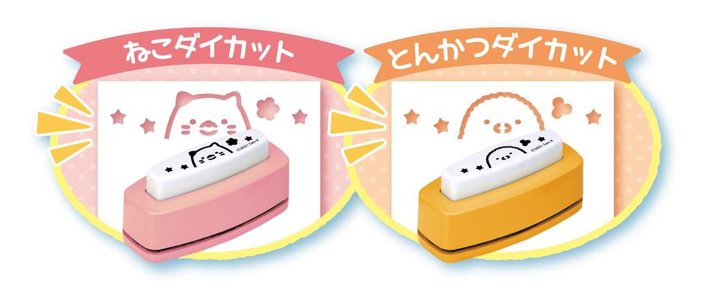 SEGA TOYS Sumikko Gurashi Memo и Ticket Letter Designer Cat Tonkatsu Set & Die-cut