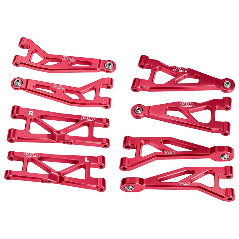 GPM Metal Front Rear Suspension Arm Set ARA-2674 ARA-2675 for ARRMA 1/16 MINI KRATON 3S ARA2508S ARA2508 RC Car Upgrades Parts
