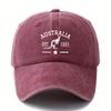 Fabric.MAKEFGE Unisex Australian Style Baseball Cap Kangaroo and Star Pattern Design Truck Cap