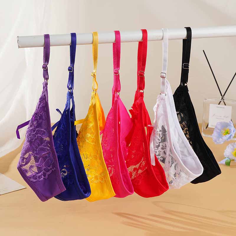Adjustable Lace Thongs Panties Women's Sexy Lace Underwear Ultra-thin Seamless Thong Underpants Lingerie
