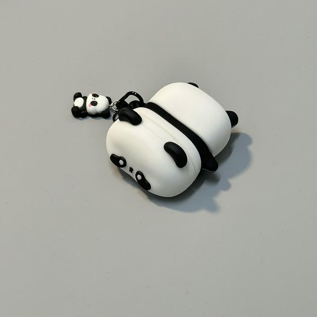 Lazy Panda Cartoon for Airpods Pro 3 Pro 1 4 3 2 Headphone with Charm Headset Cases Airpod Pro3 Funda With Hook