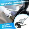 Автомобильный передний левый и правый цилиндр замка двери с 2 ключами, запасной комплект BarrelsKit, совместимый для Optima Sedan 4-Door 819702TA00