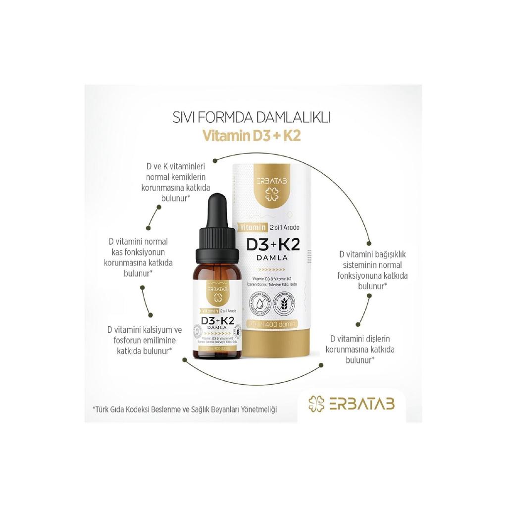 Витамин D3 K2 2 в 1 капли