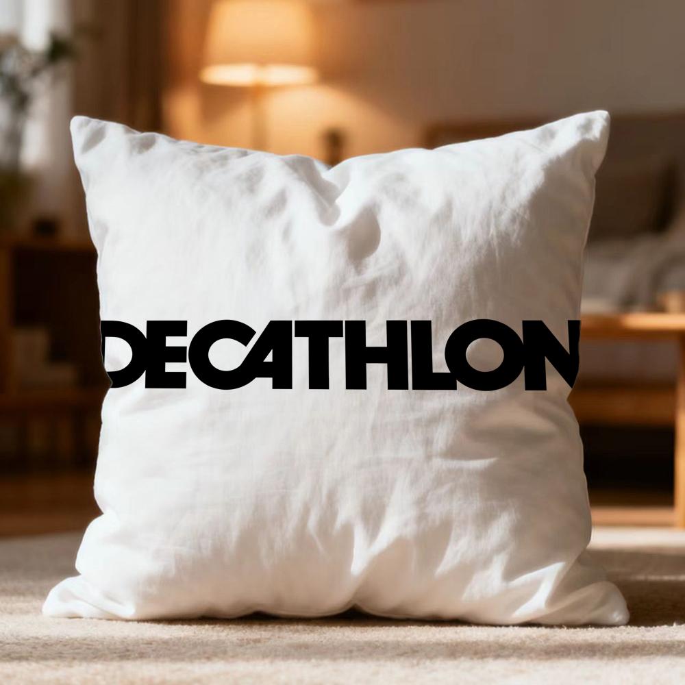 Горячая наволочка D-Ddecathloned Мягкая стирающаяся наволочка для подушки Многоцелевая для дивана, кровати, путешествий, офиса