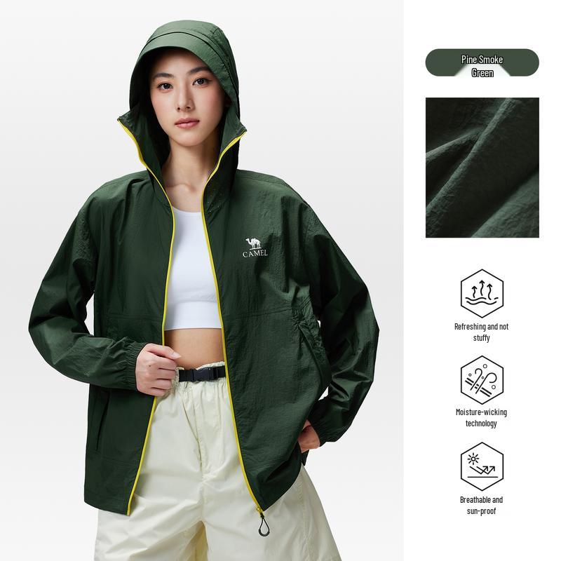 Camel Унисекс куртка для защиты от солнца Wang Junkai Collection