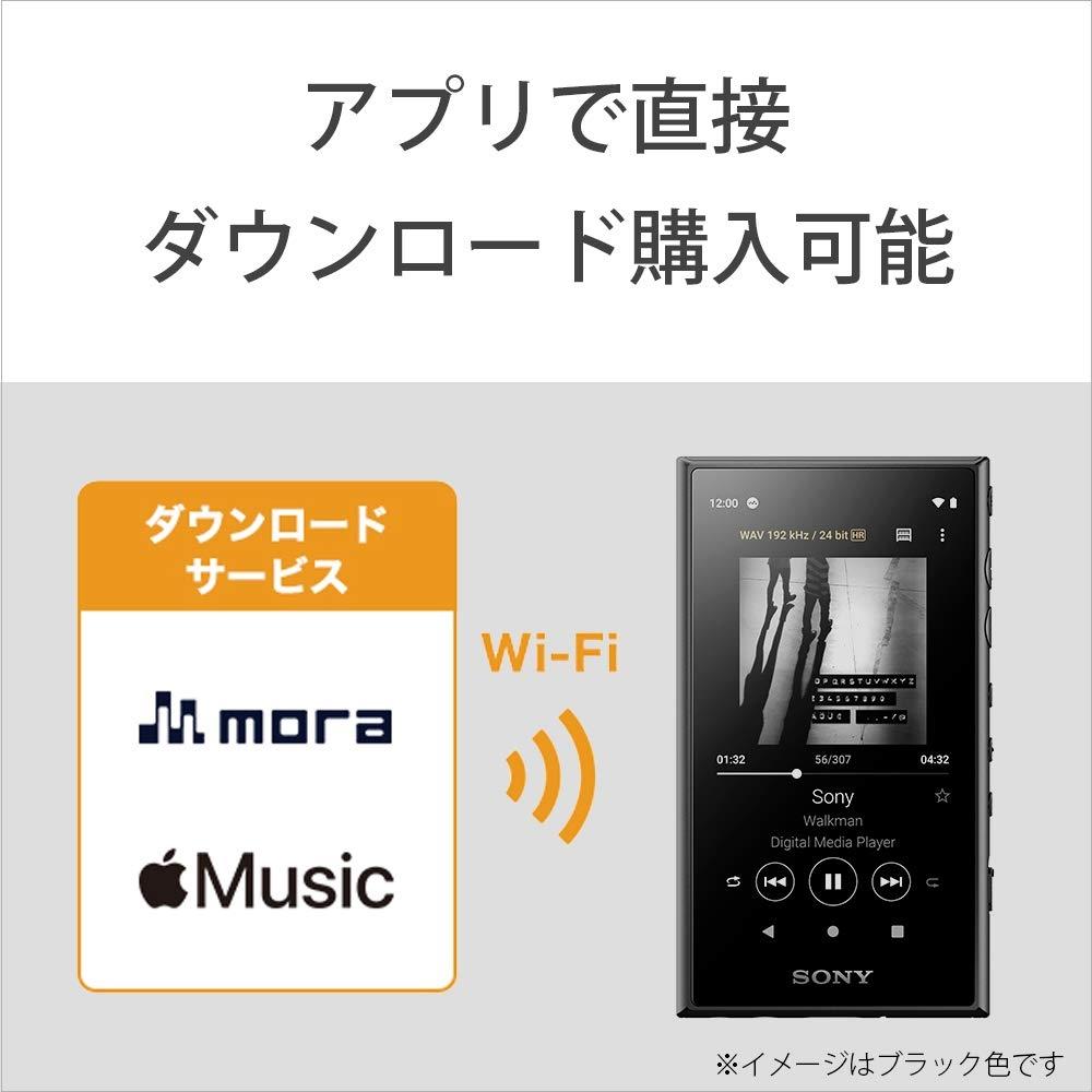 Sony Walkman 16GB A Series NW-A105: High Resolution Compatible MP3 Player Bluetooth microSD Compatible Equipped with Touch Panel Up To 26 Hours of