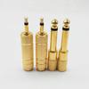 Gold-plated 6.35mm Male To 3.5mm Female Mono Adapter for Microphone/Headset