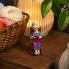3D Design Skull Rocking Chair Lightweight Resin Skeleton Craft Skeleton Figurine  Fairy Garden