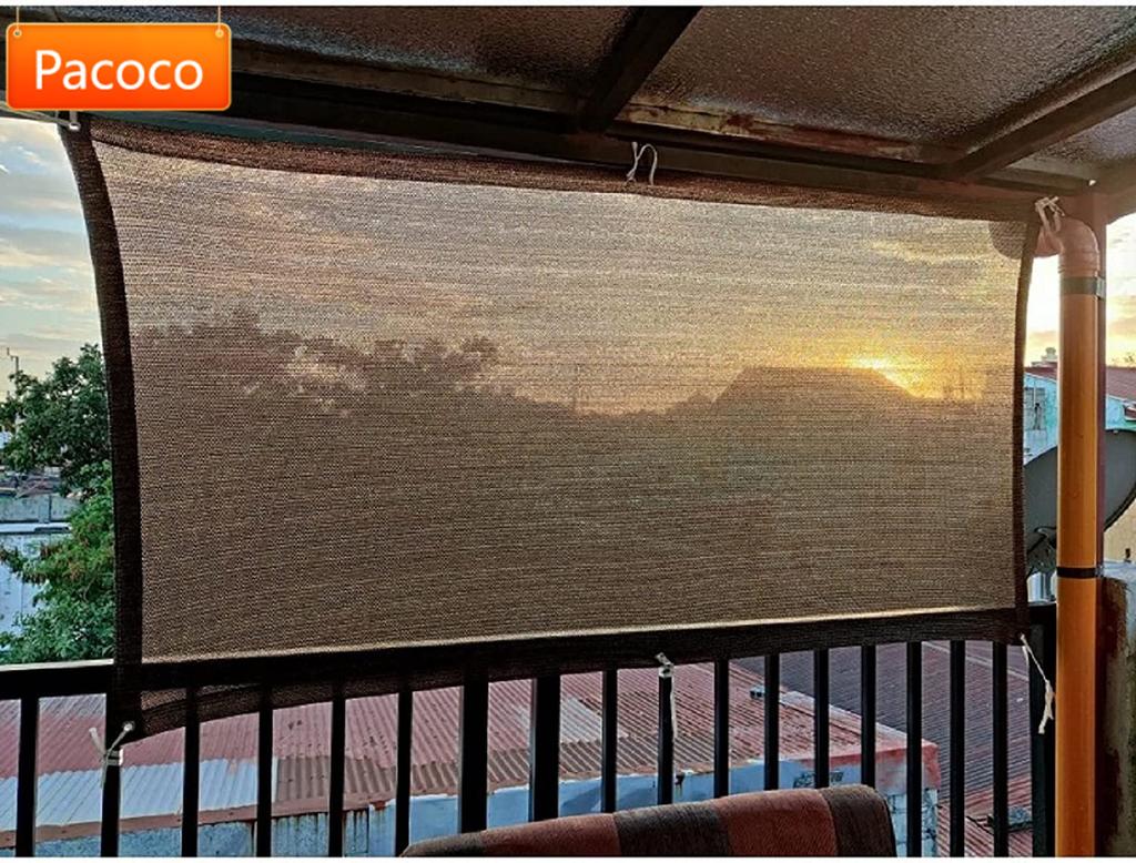 Балконный экран для защиты от непогоды, защитный экран, защитная сетка для защиты от непогоды, наружная сетка для крыльца, защитная сетка для перил, защита от ветра