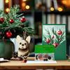 Christmas Ornament Making Kit Decorative Dog Figurine Button Ornament Set Christmas tree Pendant decoration ornaments Gifts