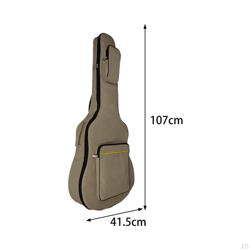 41" Acoustic Guitar Backpack with Secure Storage