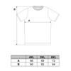 T-Shirt Men's Cotton Short Sleeve 4XL Black
