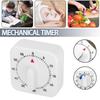 Square Mechanical Timer Count Down Timer For Home Decor