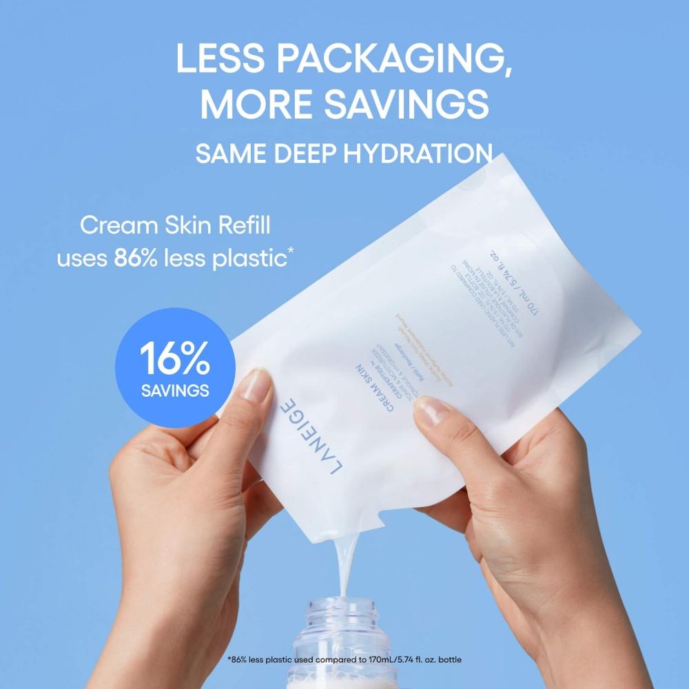 Laneige Refillable Milky Toner With Ceramides And Peptides 1 Pump