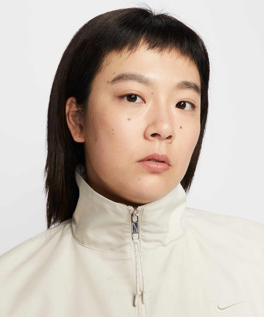 NIKE Sportswear Oversized Woven Jacket W - Light Bone:Heather:Light Bone / If5452-072