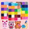Набор мягких бусин Pinpin Doudou 72 цвета: Образовательная DIY-головоломка для детей
