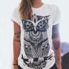 Spring Summer Womens T Shirt With 3d And Sun Print For Casual Wear