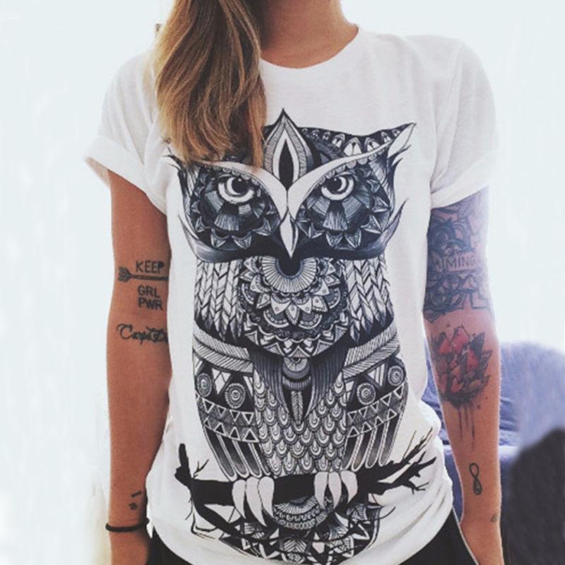 Spring Summer Womens T Shirt With 3d And Sun Print For Casual Wear