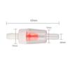 10 шт./лот обратный односторонний обратный клапан CO2 аквариумный воздушный насос для шланга с внутренним диаметром 4 см аксессуары для аквариума