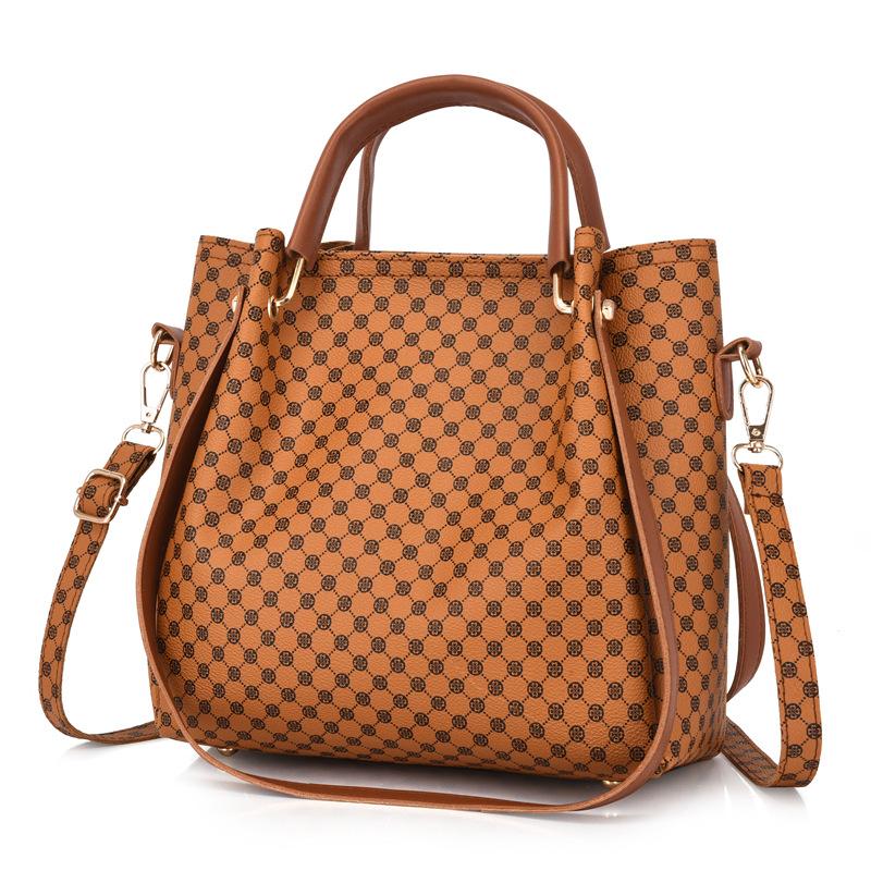 Новая ретро сумка через плечо набор из четырех предметов сумка для мамы и ребенка женская печатная сумка-мессенджер